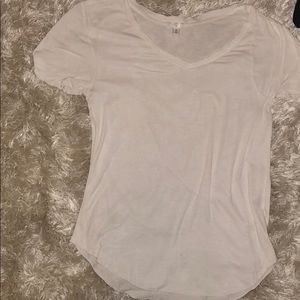 white v neck